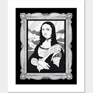 Gothic Monalisa Posters and Art